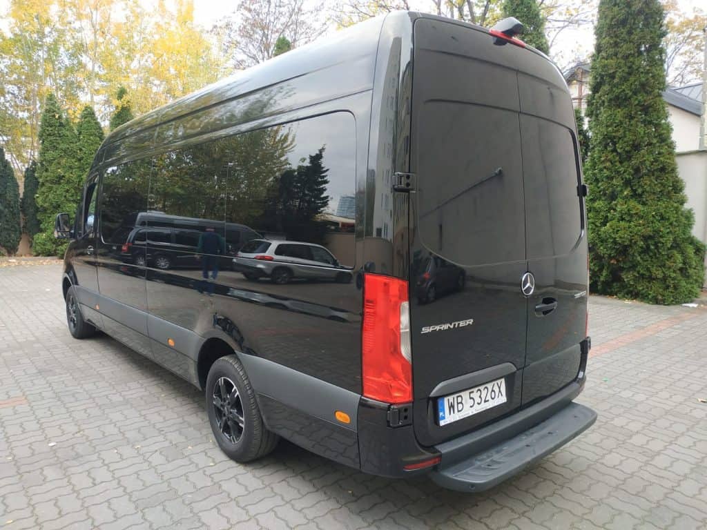 Wynajem busów Warszawa Dar-Trans bus Mercedes Sprinter