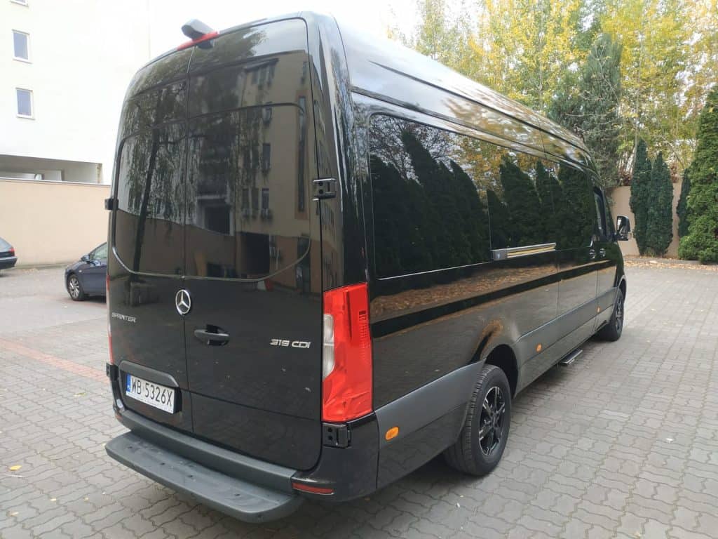 Wynajem busów Warszawa Dar-Trans bus Mercedes Sprinter