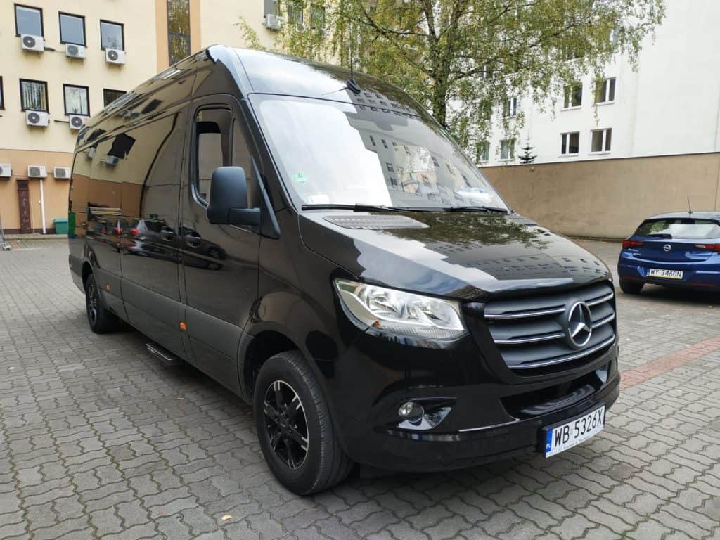 Wynajem busów Warszawa Dar-Trans bus Mercedes Sprinter